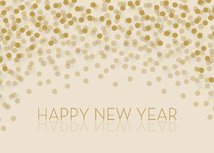Champagne Wishes Happy New Year Card