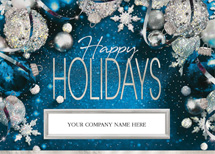 Lustrous Ornaments Holiday Cards