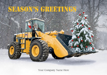 Handle with Care Contractor & Builder Holiday Logo Cards