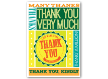Thanks A Million Thank You Cards
